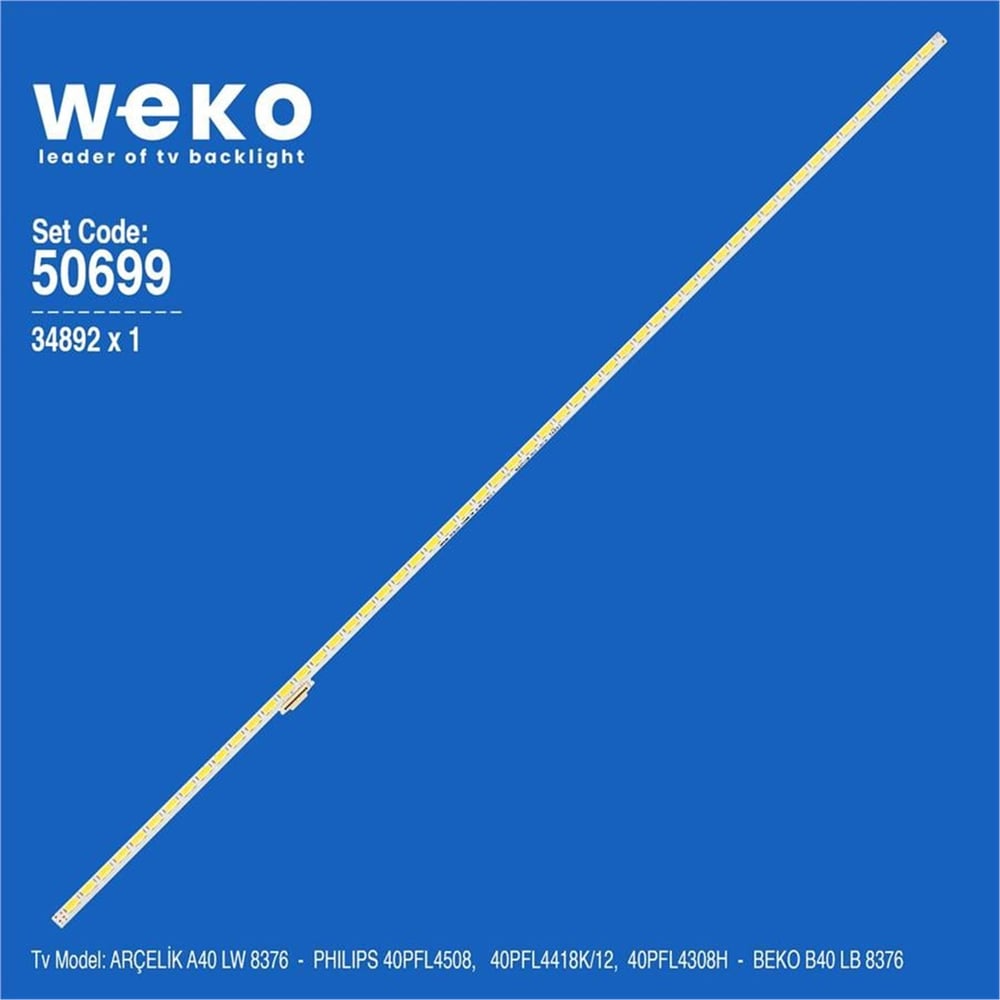 Weko Arçelik A40 LW 8376 40'' İnç 1 Adet Tv Led Bar - Arçelik Led Bar