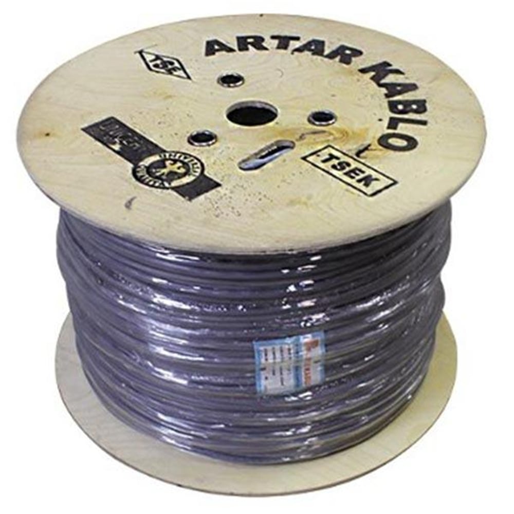 Artar Artar 4+1 1 Coax+2X0.5+2X0.22 Mm Polietilen Kamera Kablosu (500 Metre) - Cctv Kablolar