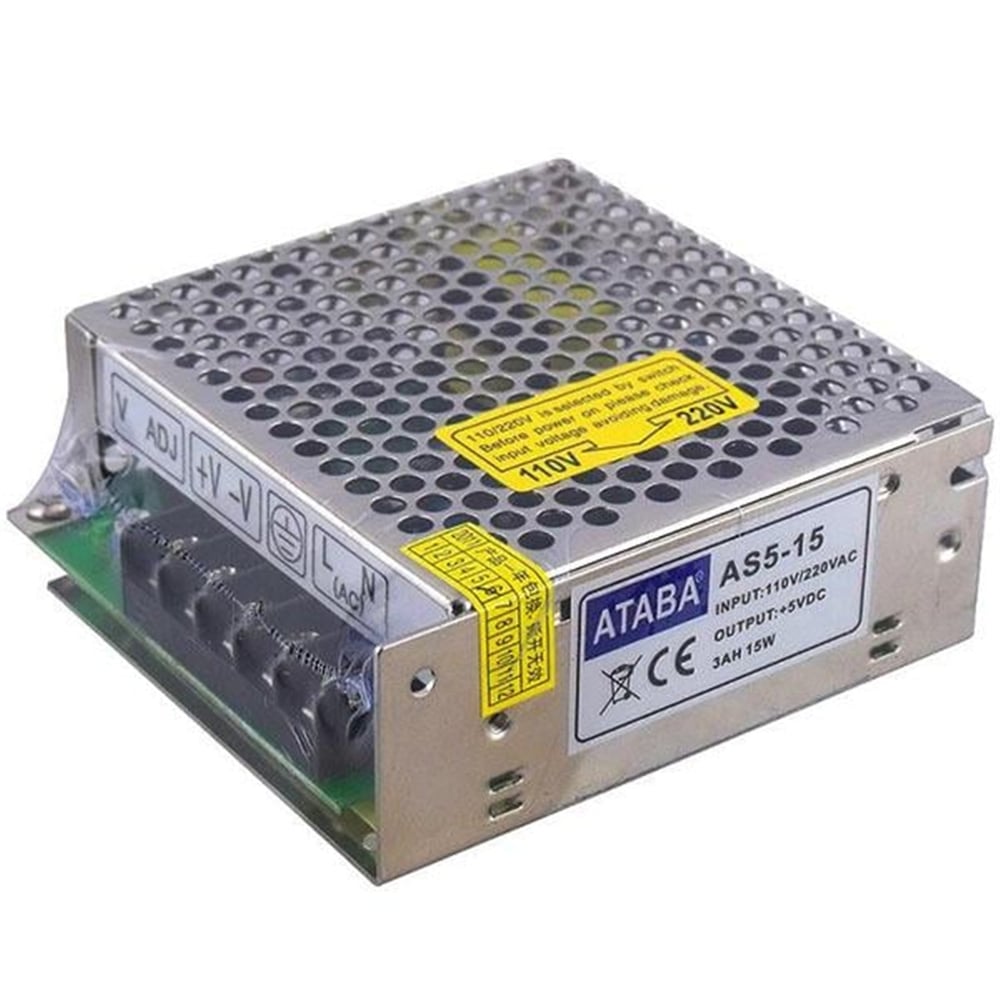 Ataba Ataba As5-15 5 Volt - 3 Amper Metal Kasa Adaptör - Adaptörler
