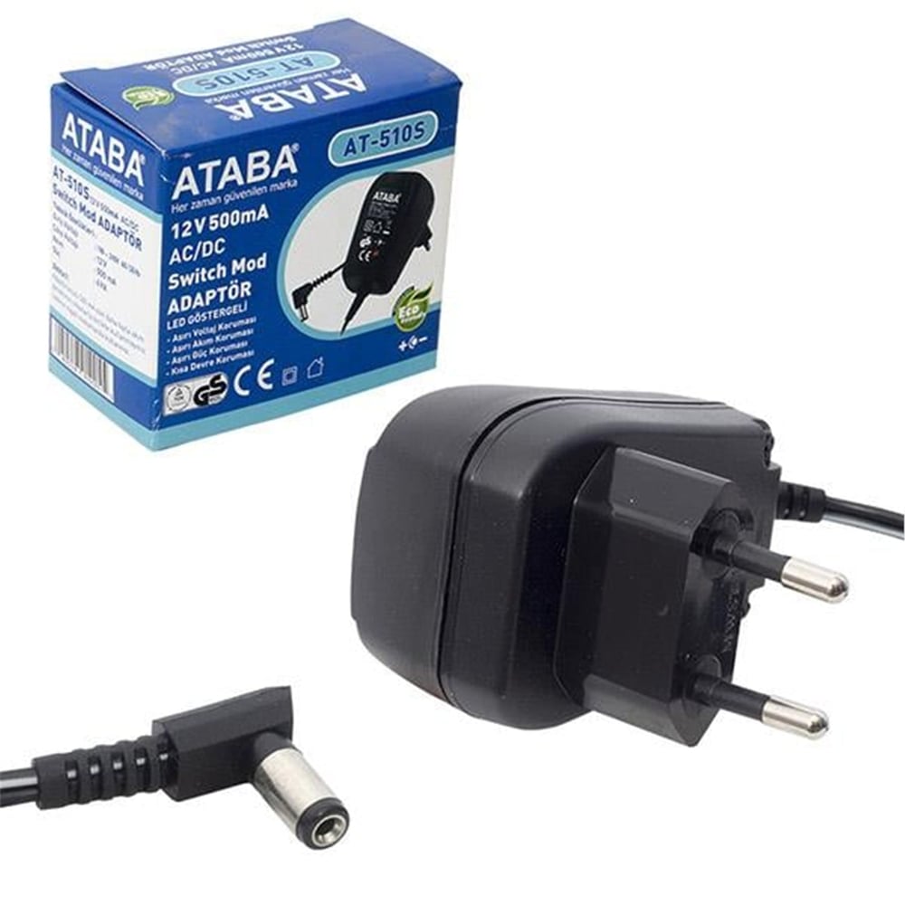 Ataba Ataba AT-510S 12V 500mA Switch Mode Adaptör - Adaptörler