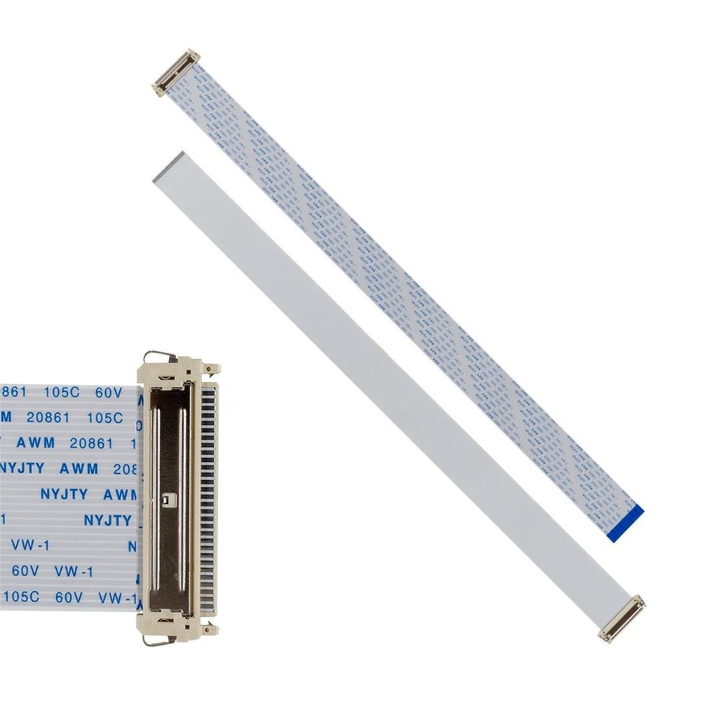Oem Awm 20861 30 Pin Lvds Flexi Kablo HD Ready Ters Düz 3.1 CM * 45 CM - Panel Tamir Malzemeleri