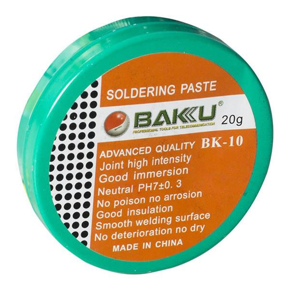 Baku Baku BK-10 Yüksek Kaliteli İleri Seviye 20 Gram Lehim Pastası - Lehim Pastası