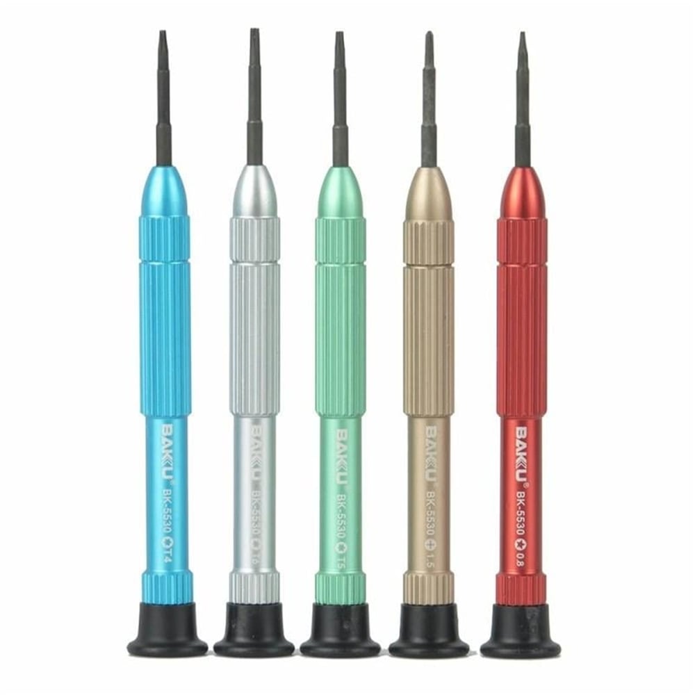 Baku Baku BK-5530 Telefon Tamir 5in1 Tornavida Seti - Tornavida Tamir Setleri