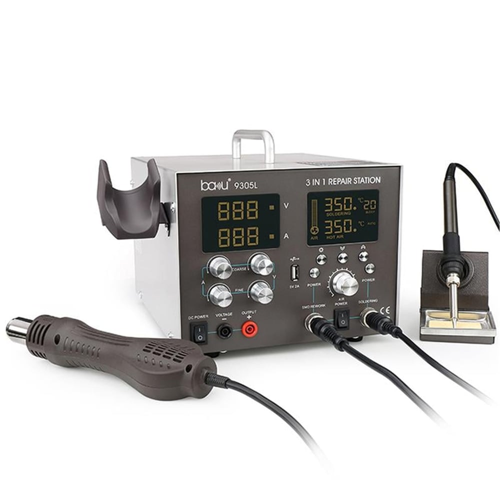 Baku Baku BK-9305L Isı Ayarlı-Üflemeli Digital Havya - Isı Ayarlı Havya