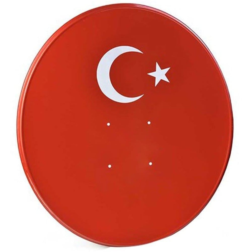 MAG Bayrak Baskılı Küçük Mount 70 Cm Ofset Çanak Anten 10'Lu Paket - Çanak Antenler
