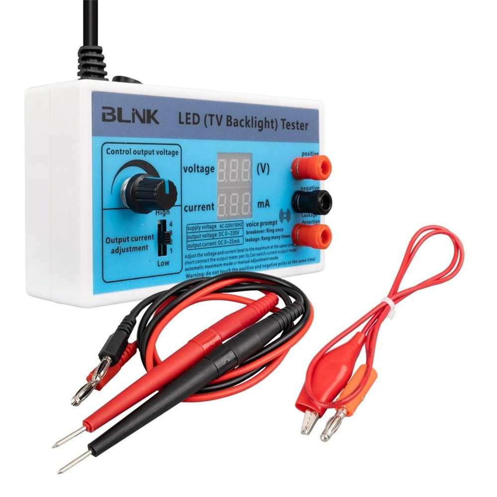 Blink Blink Led Tv Backlight Voltaj-Amper Ölçer Sesli Test Cihazı - Tv Tamir Malzemeleri