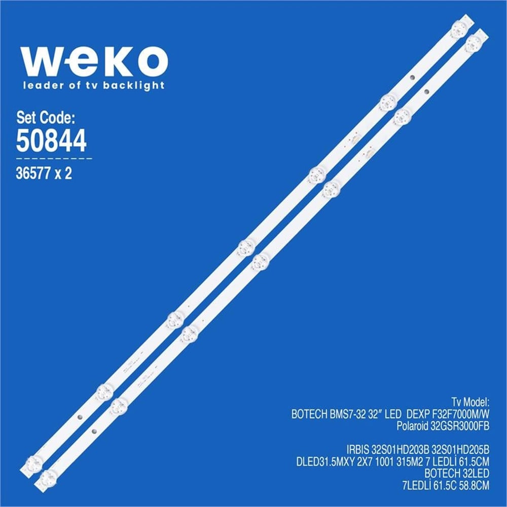 Weko Botech BSM7-32 32'' İnç 2 Adet Tv Led Bar - Diğer Led Bar Çeşitleri