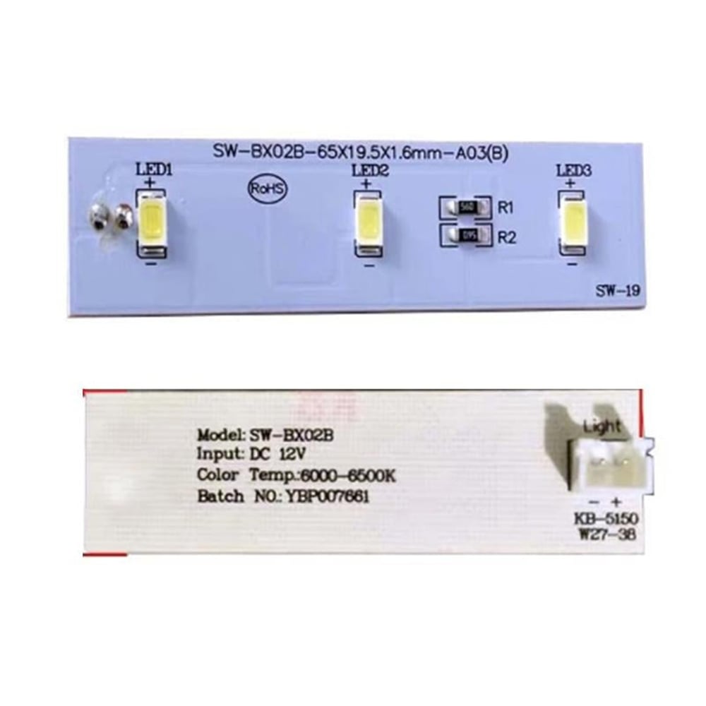 Weko Buzdolabı İç Aydınlatma Ledi SW-BX02B-65X19.5X1.6MM-A03(B) LED13168 3 Çipli - Aydınlatma Diğer