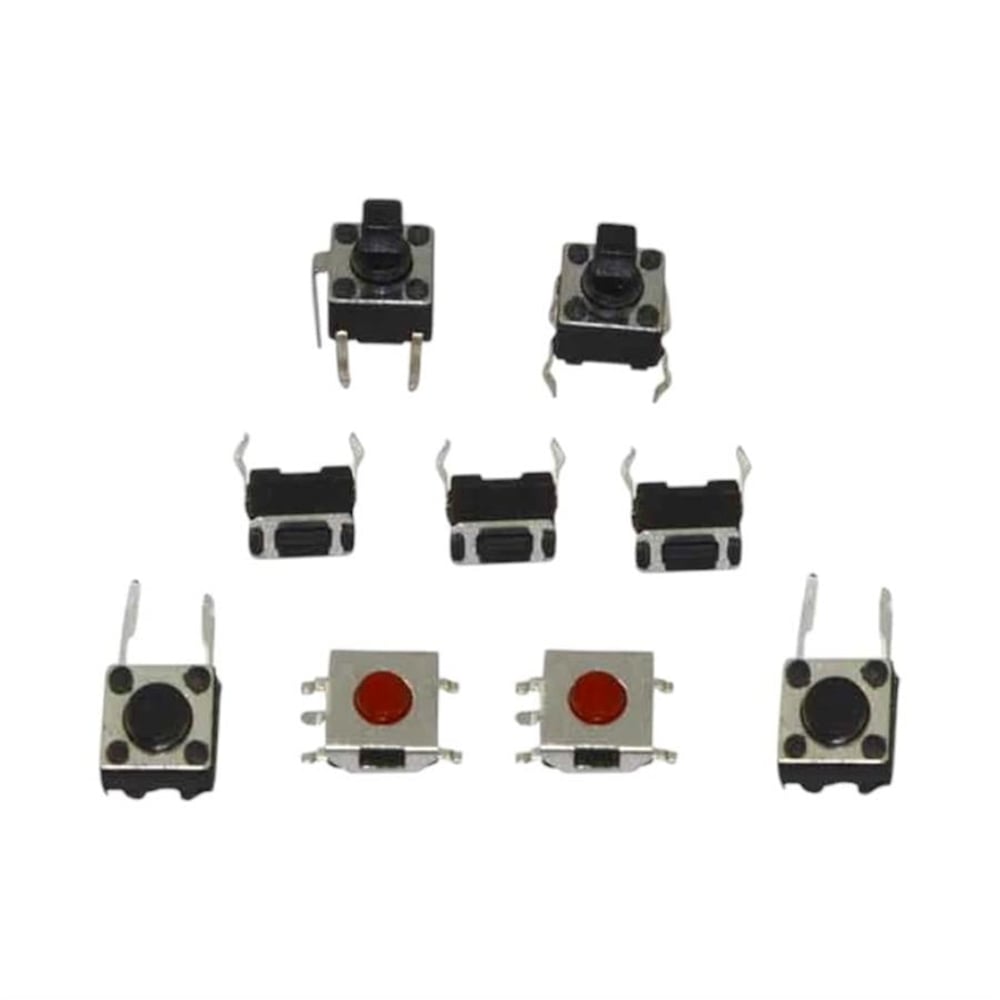 Elektromer C9 Buton - Mini Tact Buton 4P SMD - Muhtelif Elektronik Malzeme