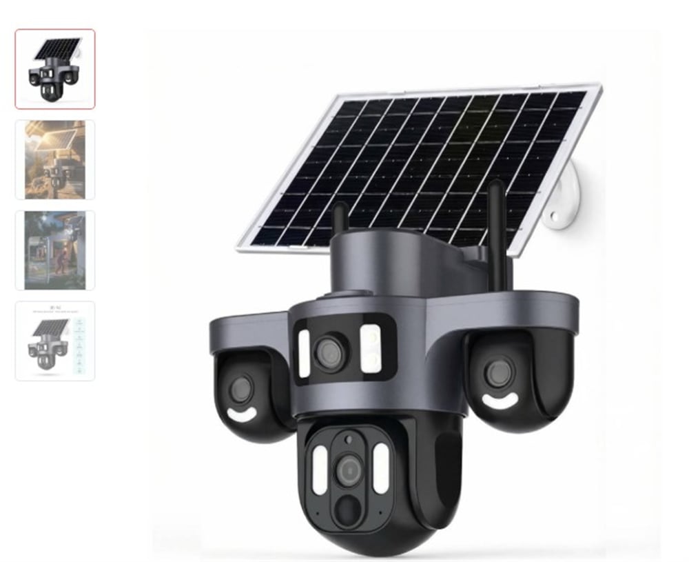Reyonex CANAVİS CA-15002 9MP 4G SİM WİFİ DESTEKLİ SOLAR GÜVENLİK KAMERASI (YOOSEE APP) - Güvenlik Kameraları