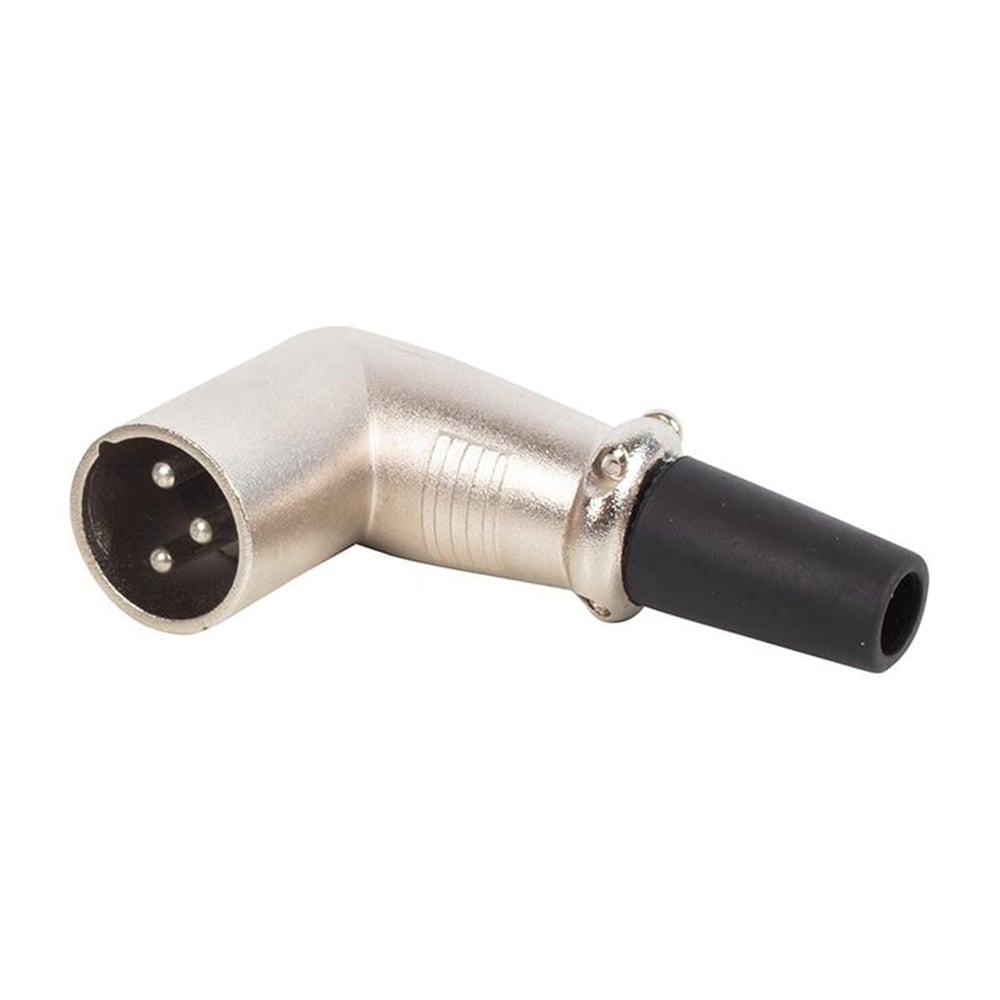 Powermaster Canon Fiş Erkek 90 Derece L Tip XLR Jack Fiş - Fiş - Jack - Şase