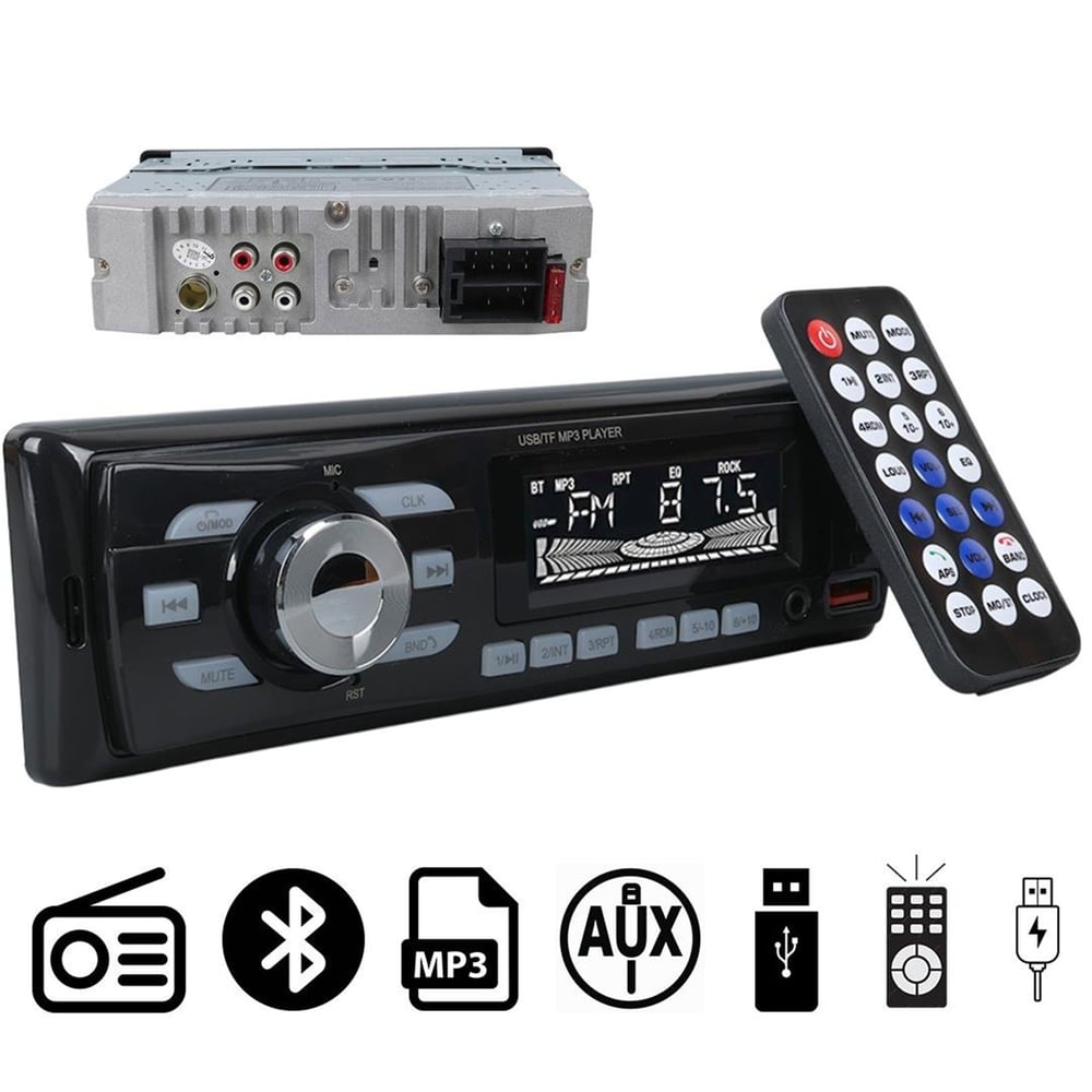 Carstar Carstar CS-930 Çift USB/SD/FM/AUX/Bluetooth Kumandalı Oto Teyp 4X60 Watt - Oto Teyp