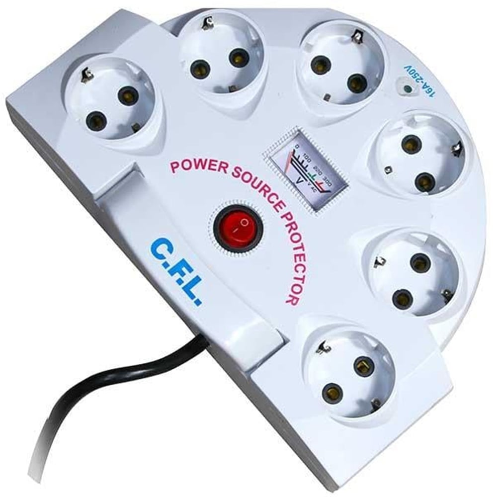 C.f.l. Cfl Cfl-680A 6Lı Akım Korumalı Priz - Grup Prizler