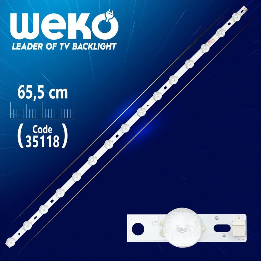 Weko CH55L31A-V01 DSBJ-SS - 65.5 Cm 15 Ledli - WK-858 Led Tv Bar - Tv Led Bar