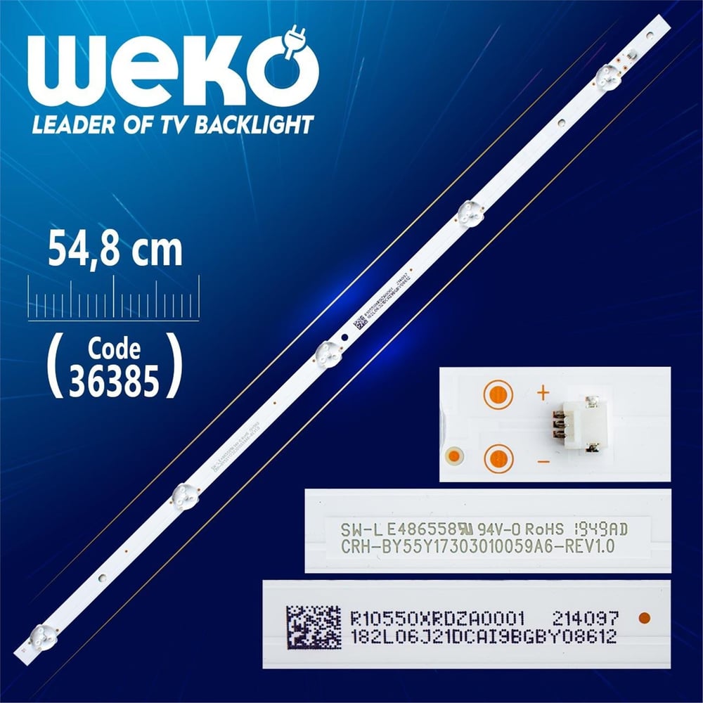 Weko CRH-BY55Y17303010059A6-REV1.0  5 Ledli  54.8 Cm Tv Led Bar - Tv Led Bar
