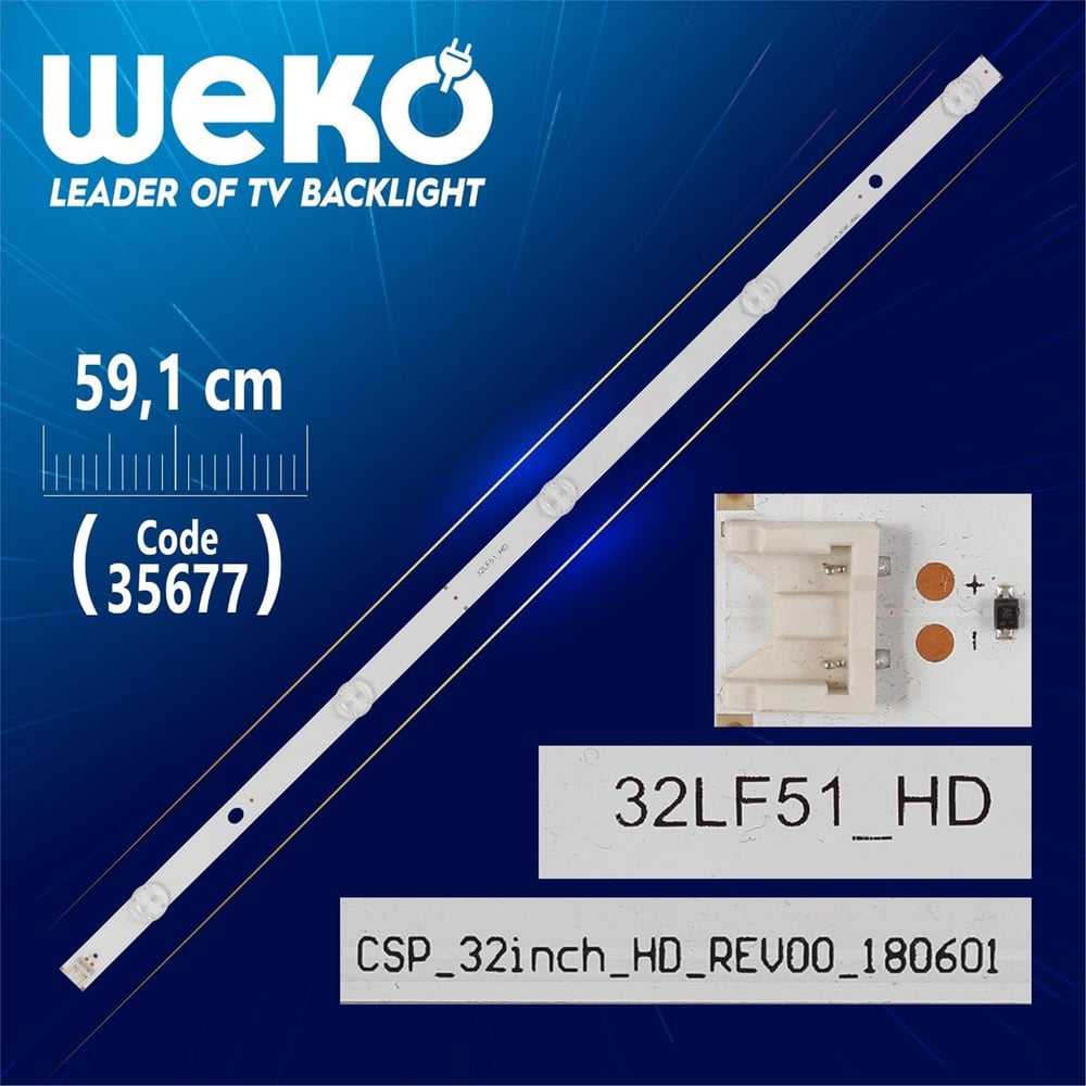 Weko CSP_32INCH_HD_REV00_180601 - 32LF51_HD - 59.1 Cm 5 Ledli - (WK-1156) Tv Led Bar - Tv Led Bar