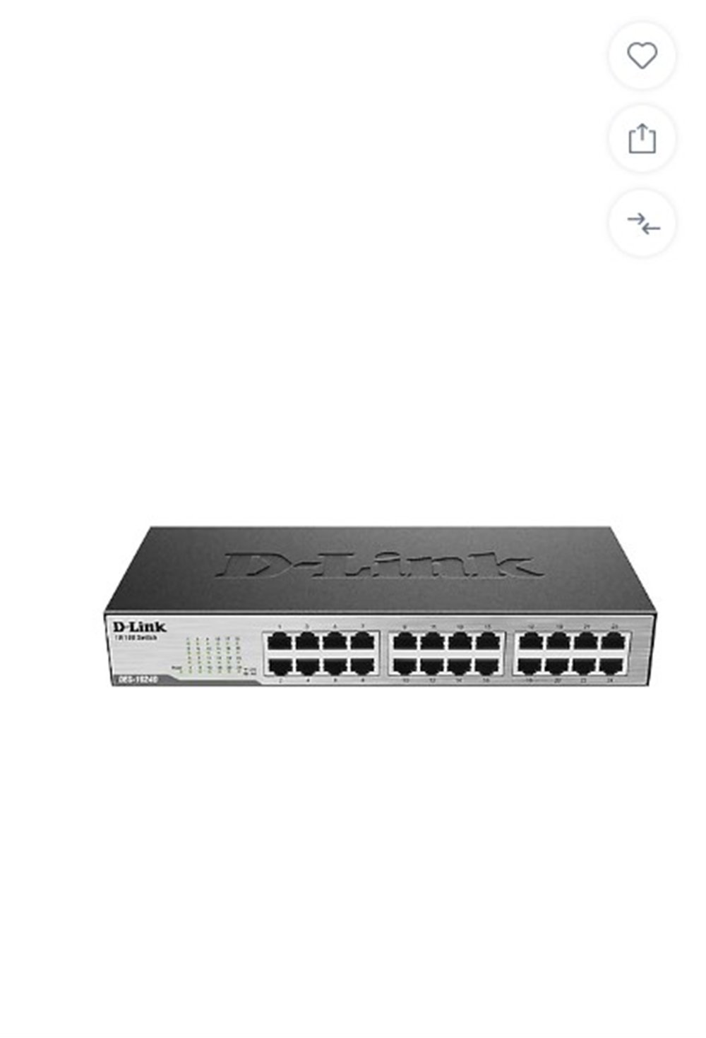Mert-er Elektronik D-LINK DES-1024D 24 PORT 10/100 METAL KASA SWITCH - Kategorisiz