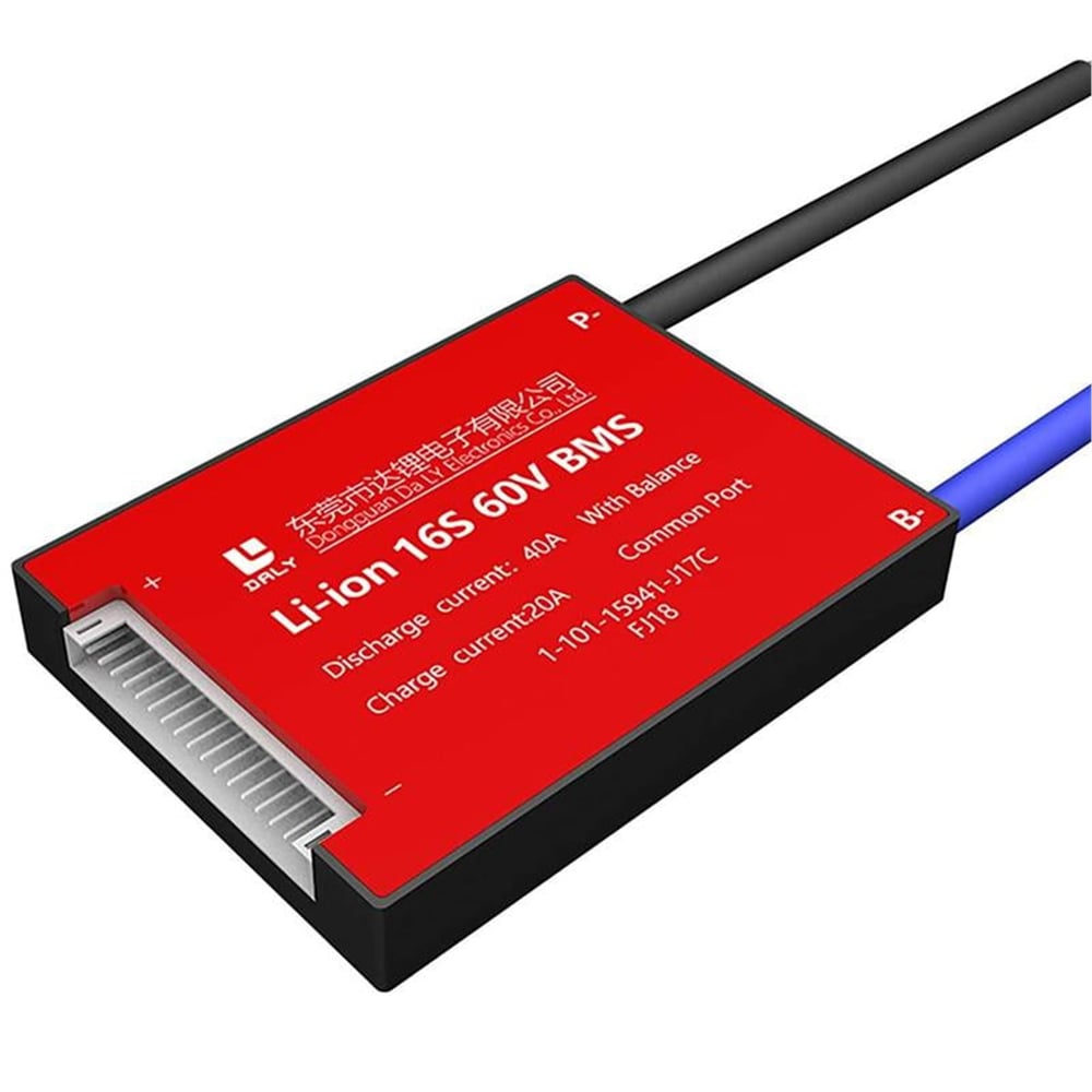 Powermaster Daly Bms 16S 60V Deşarj 40A Şarj 20A Balanslı Pil Koruma Modülü - Pil Koruma Devresi BMS