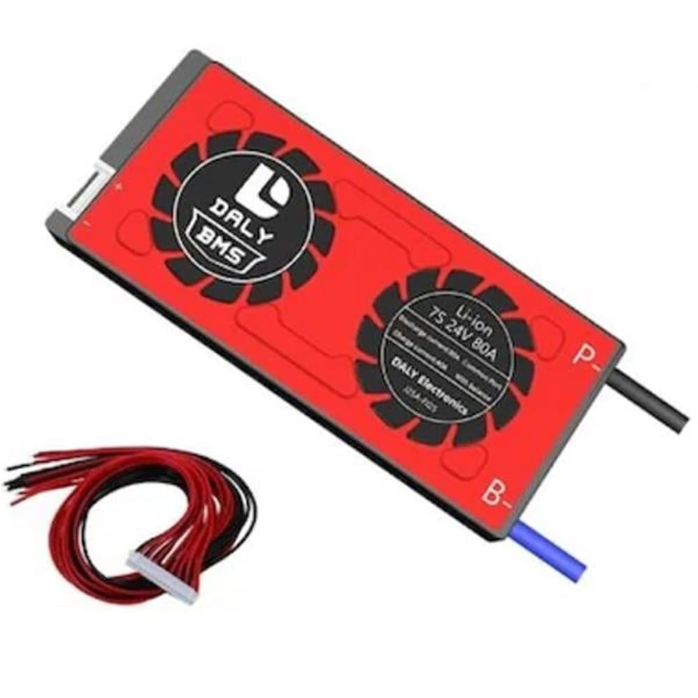 Oem Daly Bms 7S 80A Balanslı - Ortak Port - Pil Koruma Devresi BMS