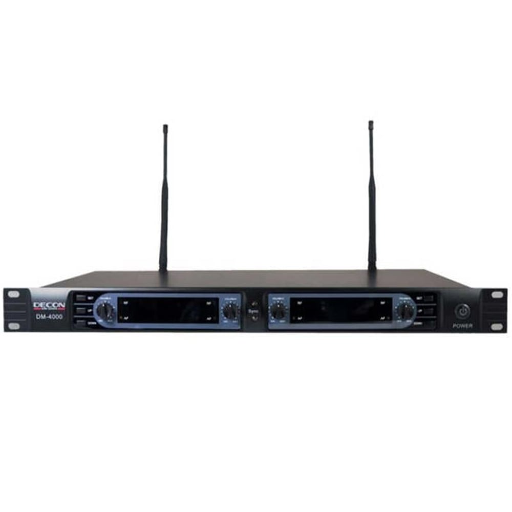 Decon Decon Dm-4000 4 Kanal Wifi Uhf Telsiz Mikrofon Alıcı Receıver (Dh-900-Db-500-Dc-600 İle Kullanılır) - Kablosuz Mikrofonlar