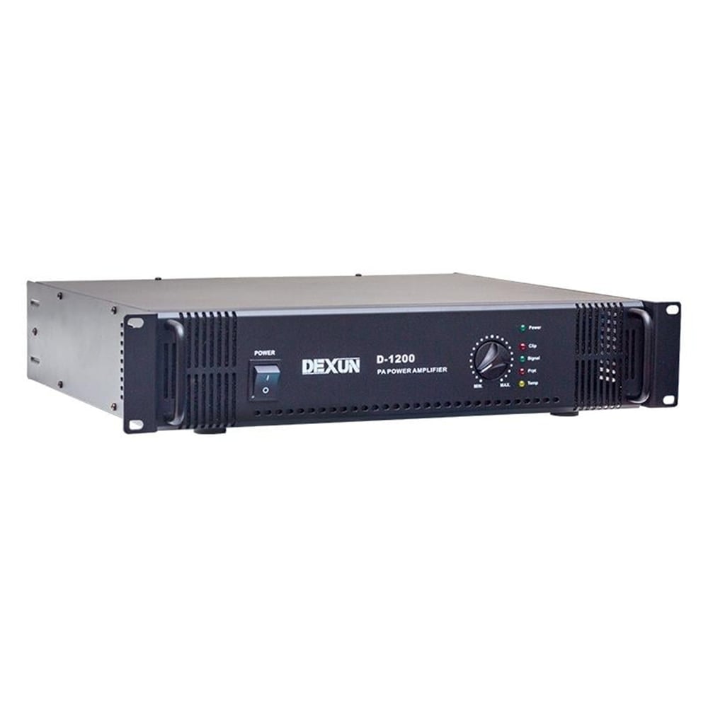 Dexun Dexun D-1200 Hat Trafolu Power Anfi Tek Kanal 200W - Seslendirme Amfileri
