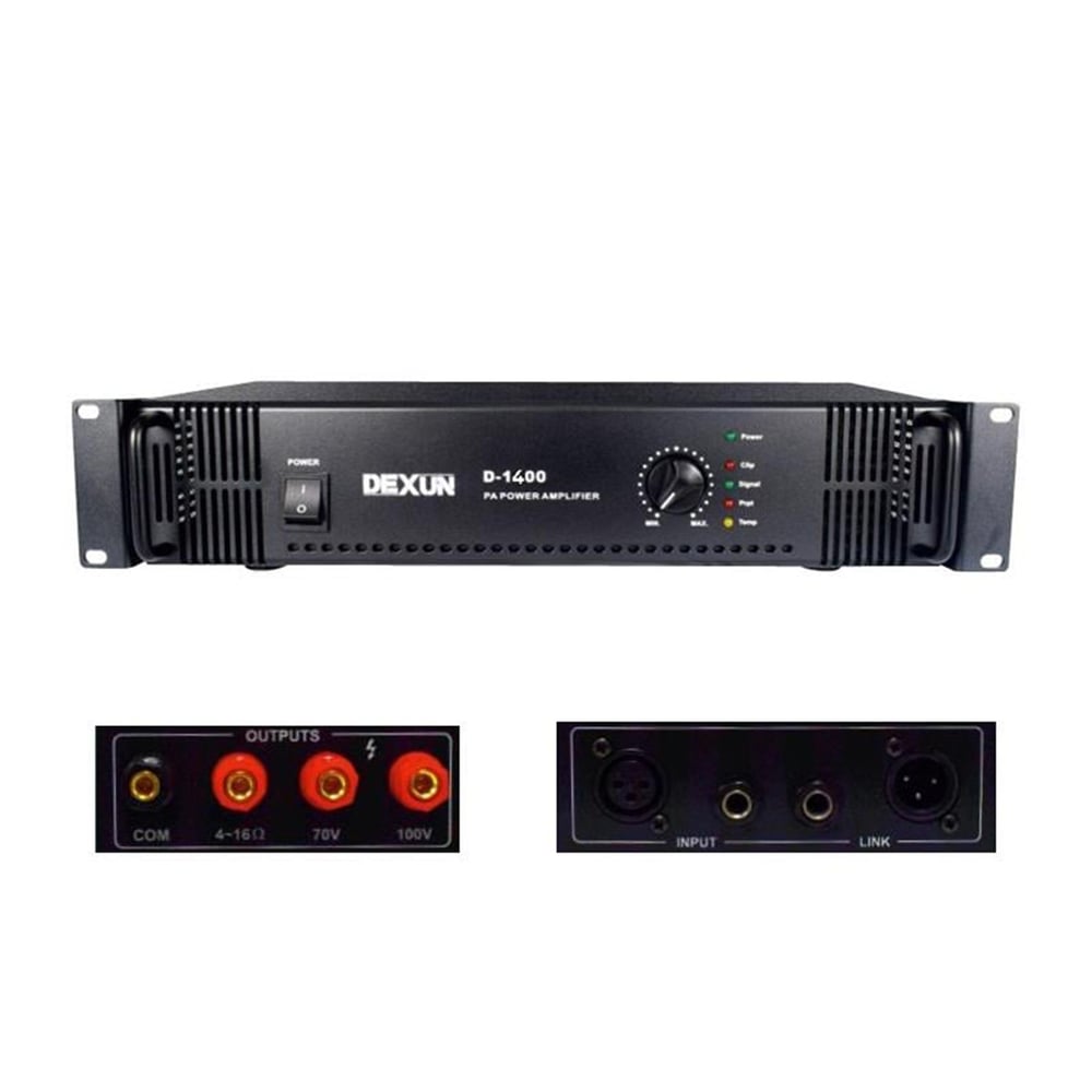 Dexun Dexun D-1400 70v-100v 400w Trafolu Power Anfi - Oto Amfiler