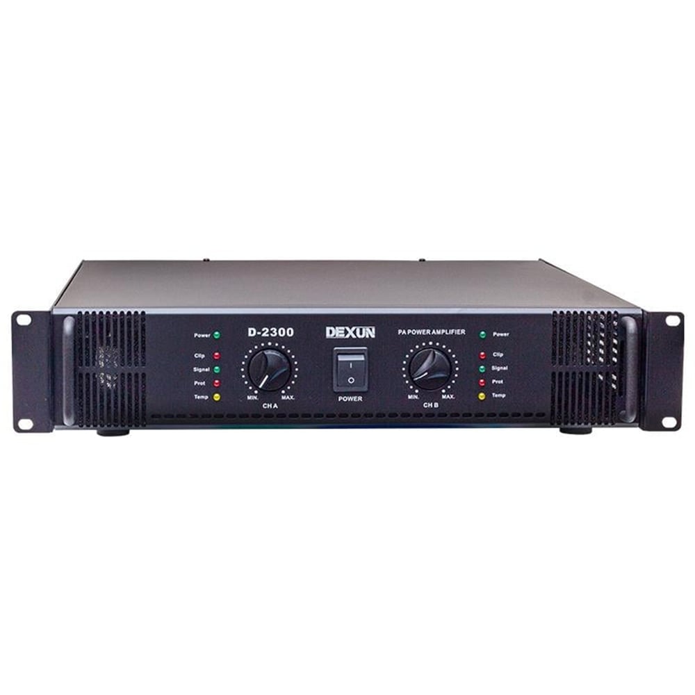 Dexun Dexun D-2300 70V-100V 2 X 200 Watt Hat Trafolu Power Anfi - Seslendirme Amfileri