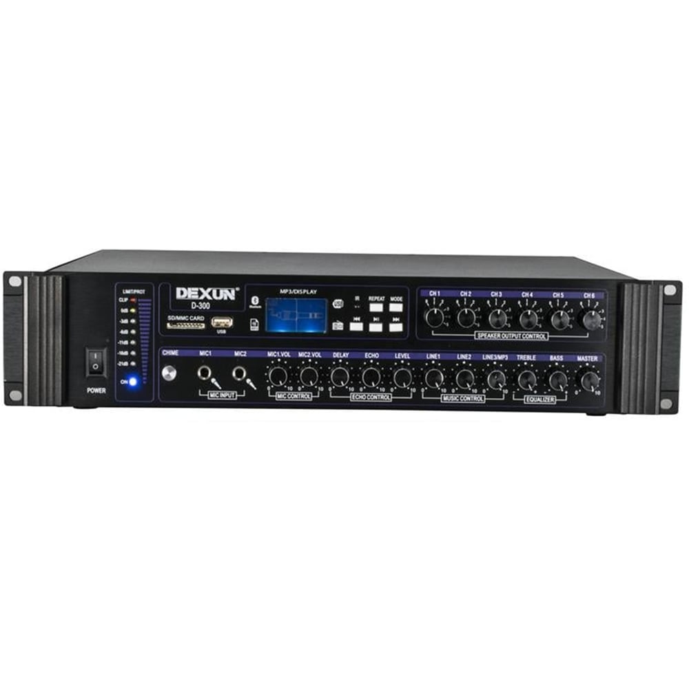 Dexun Dexun D-300 250W Hat Trafolu 100V Anfi - Seslendirme Amfileri