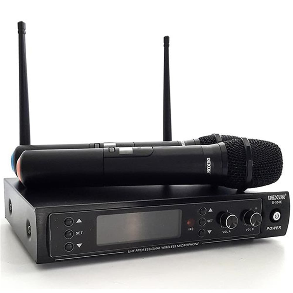 Dexun Dexun D-550E 2 El UHF Digital Telsiz Mikrofon - Kablosuz Mikrofonlar
