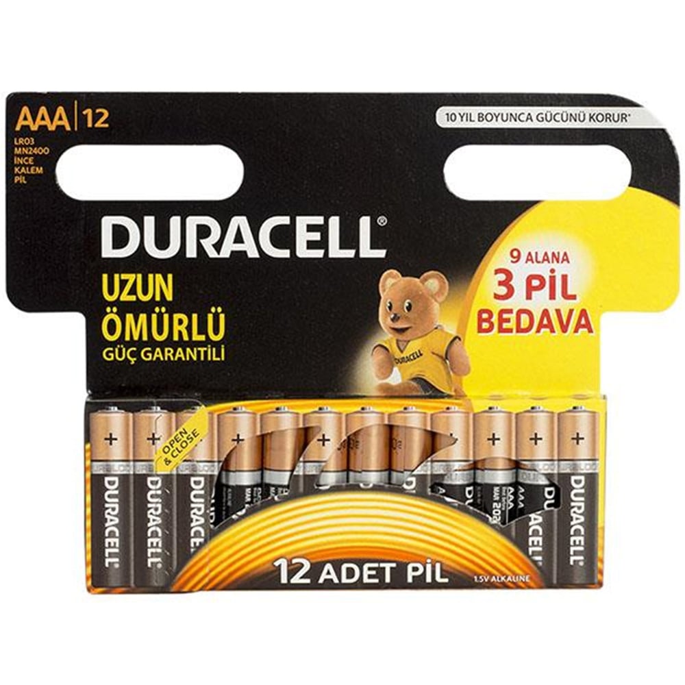 Duracell Duracell AAA 12 Li İnce Pil - Piller