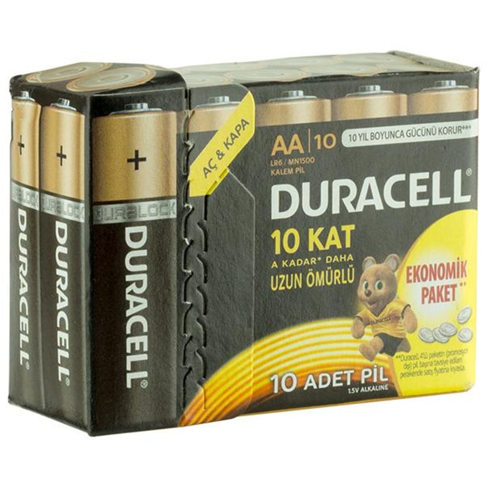 Duracell Duracell Basic Ekonomik AA Kalem Pil 10'lu Paket - Piller