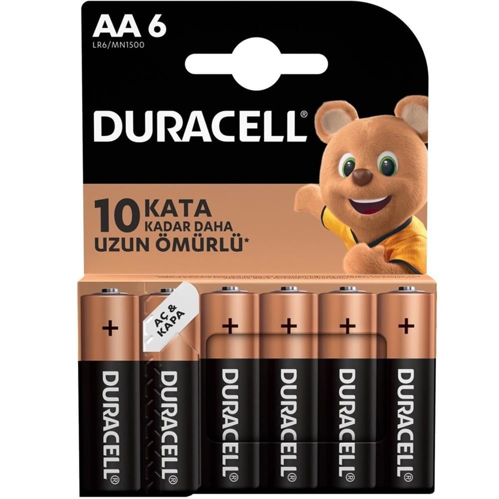 Duracell Duracell Basic İnce AA Kalem Pil 6'lı - Piller