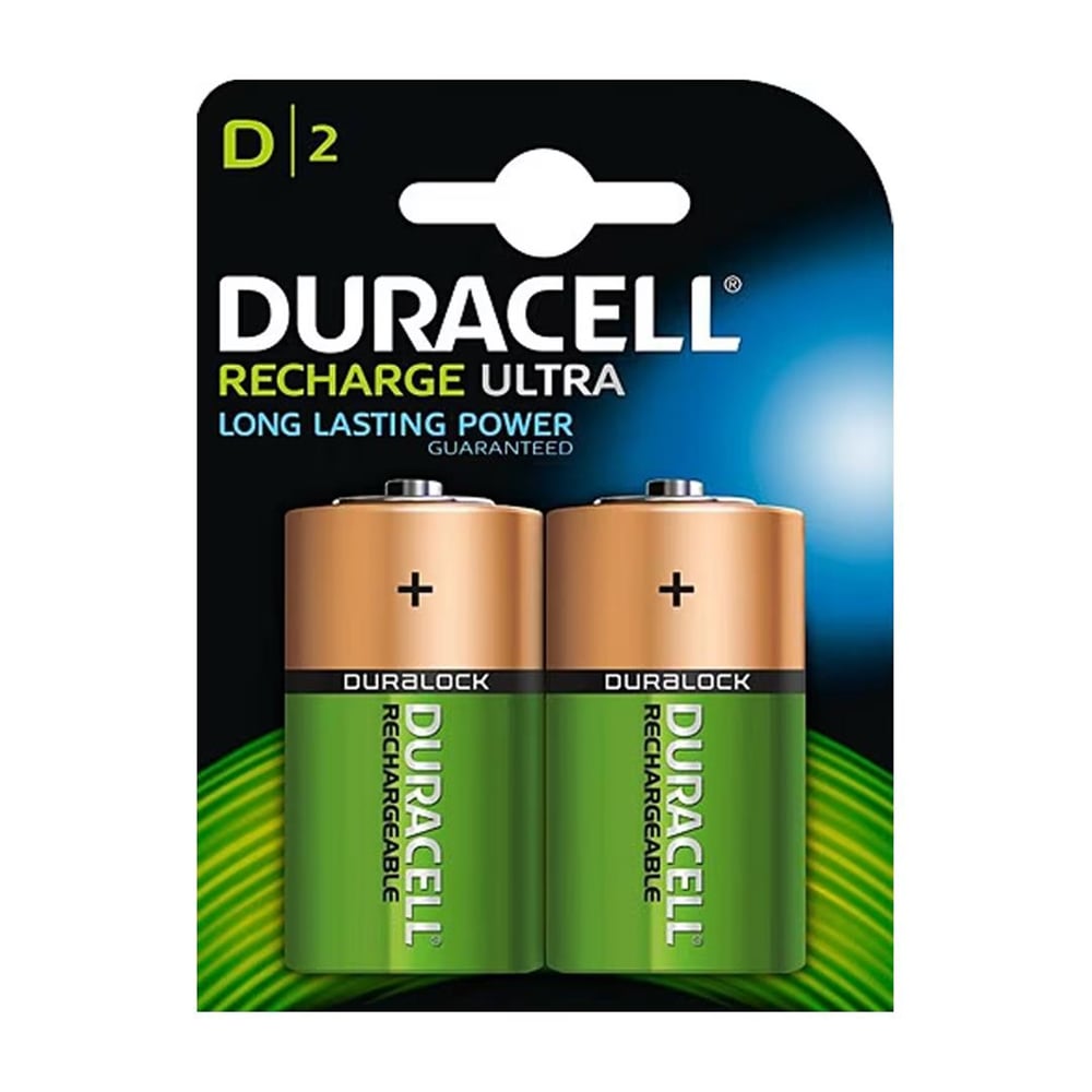 Duracell Duracell Şarj Edilebilir D Büyük Boy 3000 mAh 1.2 Volt NiMh Pil (2li Paket) - Şarjlı Piller