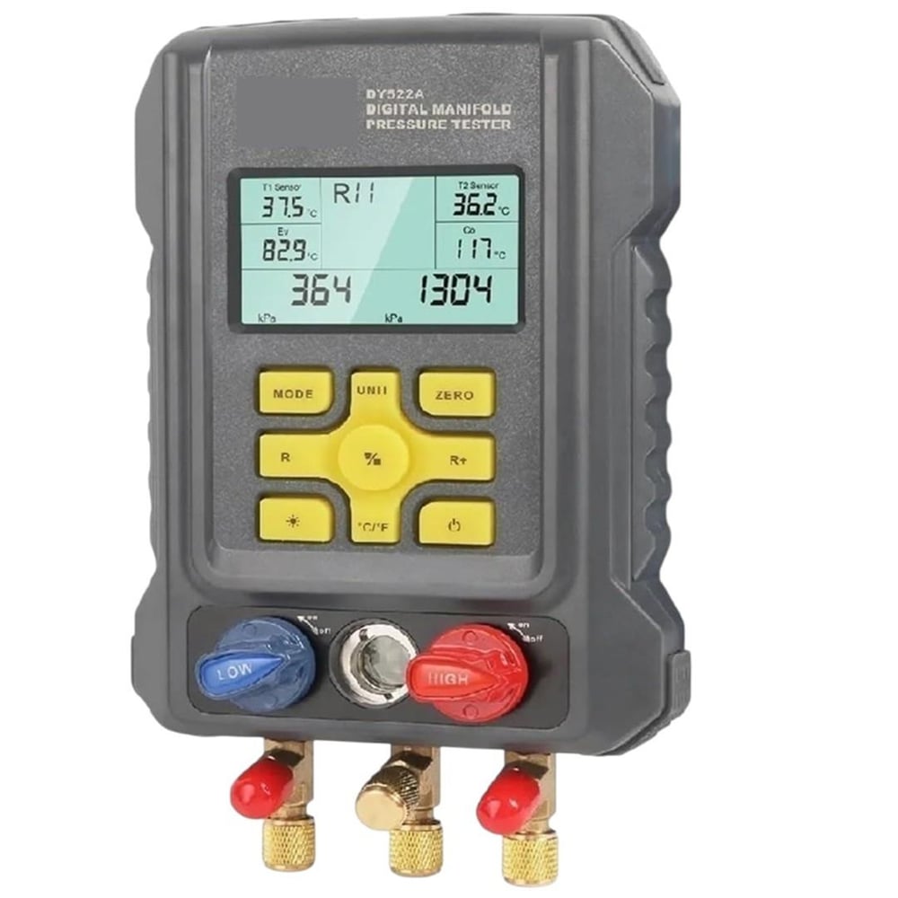 Mert-er Elektronik DY-522A Dijital Manifold Test Cihazı Dijital Soğutma Analizörü - Ölçü Aletleri