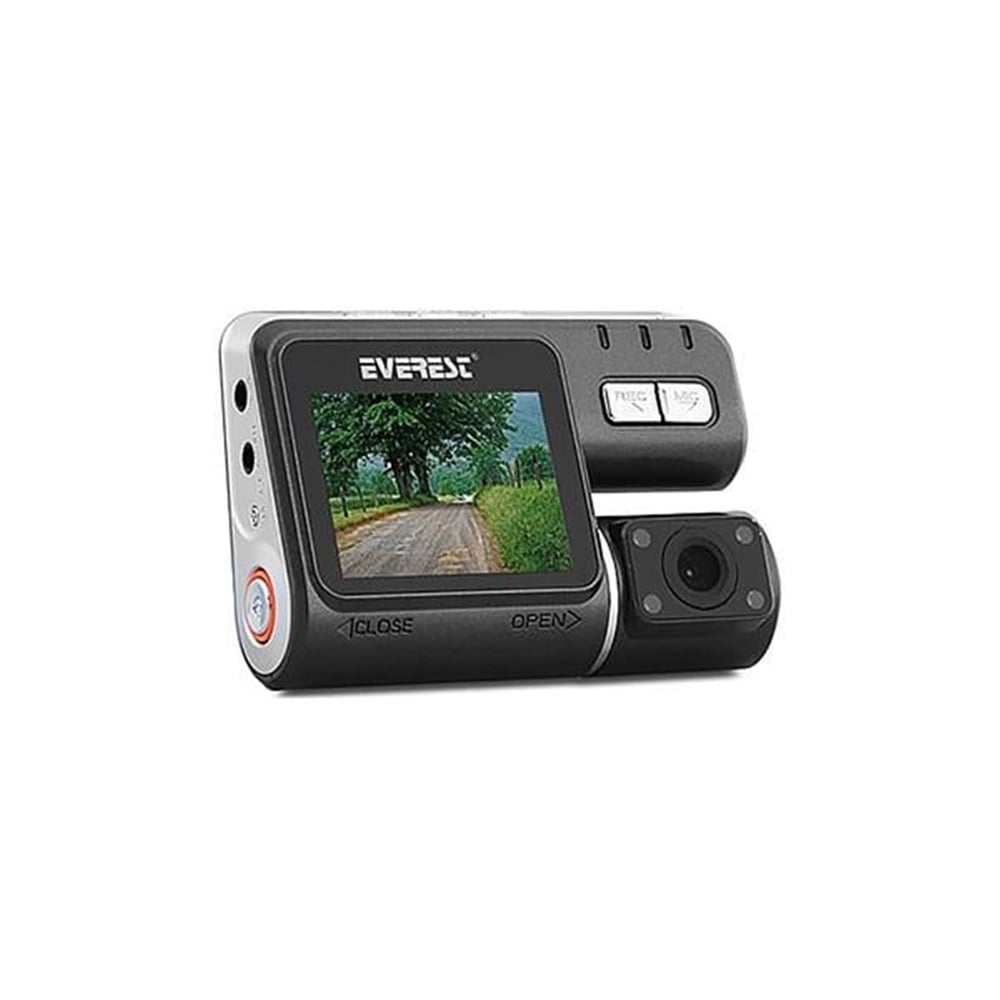 Everest Everest DVR-016 120 Lens Açısı 2 LCD Ekran Çift 4 IR Led Araç DVR Kamera - Araç Kayıt Cihazları