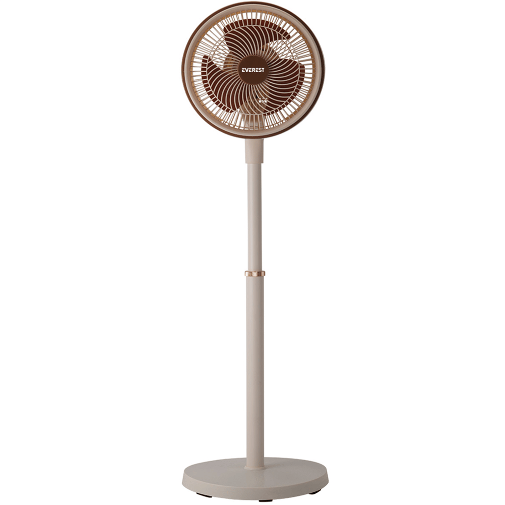 Reyonex EVEREST FAN13 OLYMPOS AİR KREM/GOLD 10 80W 3 HIZ KADEMELİ 2000RPM ÇİFT MOTORLU RETRO VANTİLATÖR - Vantilatör