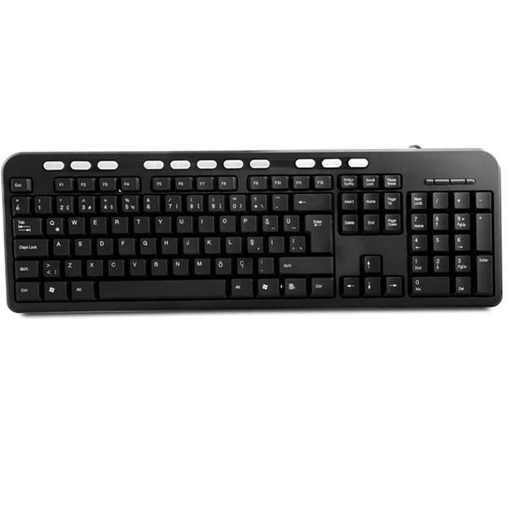 Everest Everest Kb-582U Usb Multimedya Siyah Q Klavye - Klavye & Mouse Set