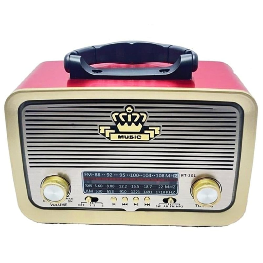 Everton Everton RT-301 USB-SD-FM-Bluetooth Destekli Nostaljik Radyo - Taşınabilir Radyo