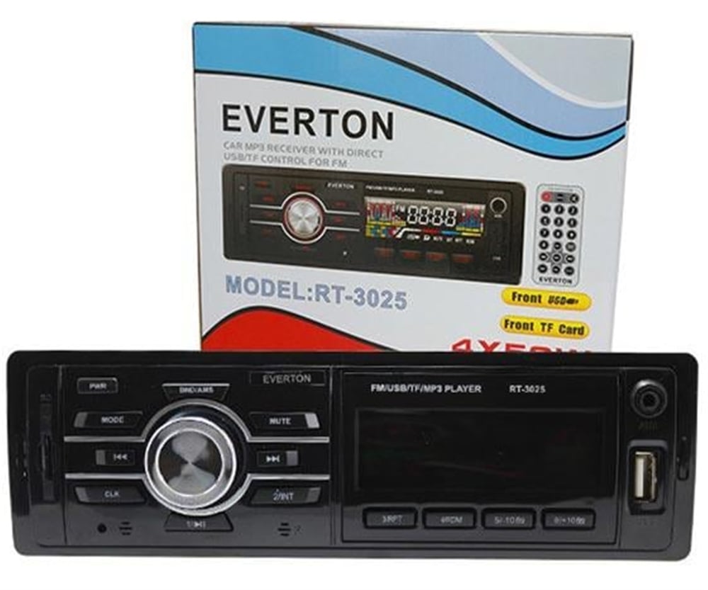 Everton Everton Rt-3025 Usb/Sd/Fm/Aux Mekaniksiz Oto Teyp 4X50 Watt - Double Teyp