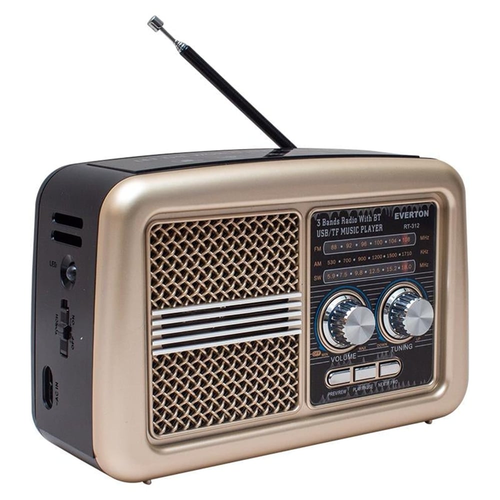 Everton Everton RT-312BT USB-SD-FM-Bluetooth Destekli Nostaljik Radyo - Taşınabilir Radyo