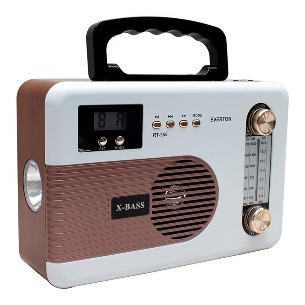 Everton Everton RT-355BT USB/SD/FM/AW/SW/AUX/Bluetooth Destekli Müzik Kutusu - Taşınabilir Radyo