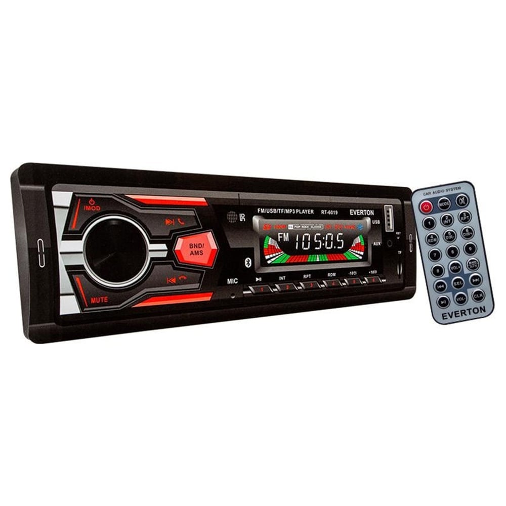 Everton Everton RT-6019 Bluetoothlu USB/SD/FM/AUX/BT MP3 Çalarlı Mekaniksiz Oto Teyp - Oto Teyp