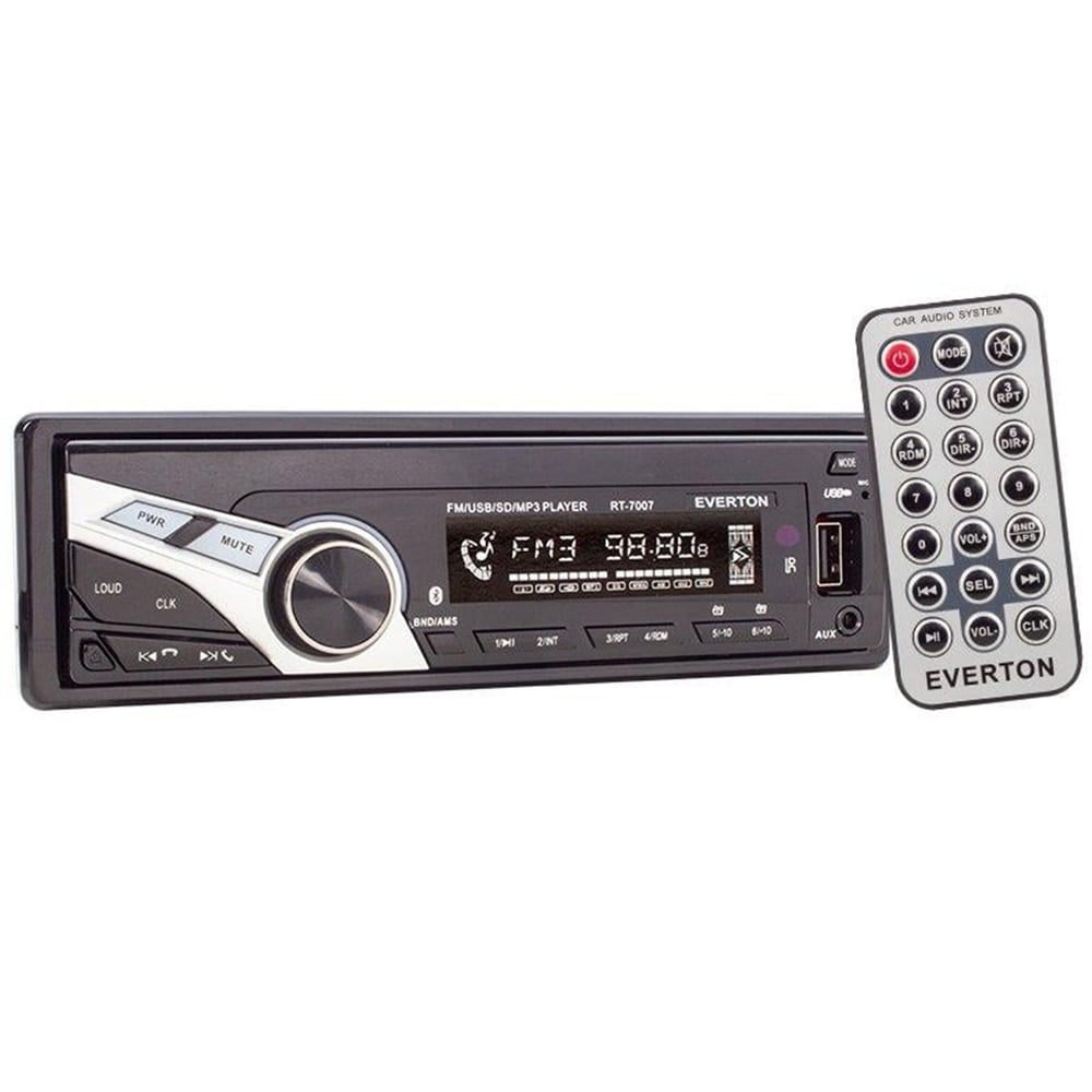 Everton Everton RT-7007 USB-SD-FM-Aux Mekaniksiz Çıkma Kafa Oto Teyp 4x50W - Oto Teyp
