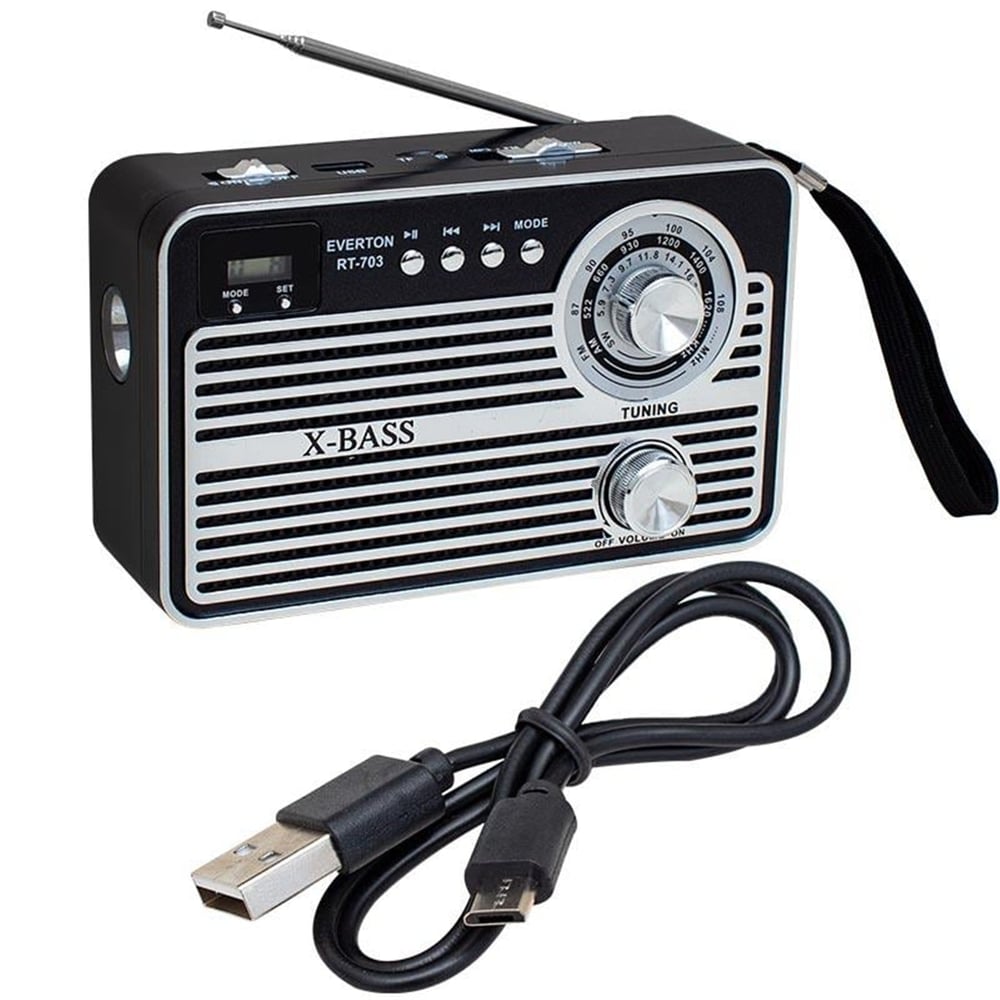Everton Everton RT-703BT USB/SD/FM/AUX Destekli Nostaljik Radyo - Taşınabilir Radyo