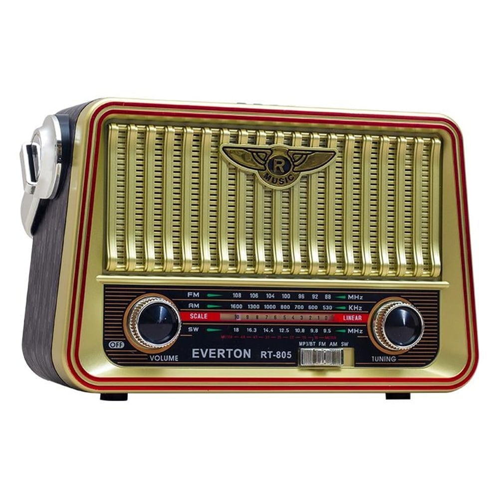 Everton Everton RT-805BT USB-SD-FM-Bluetooth Destekli Nostaljik Radyo - Taşınabilir Radyo
