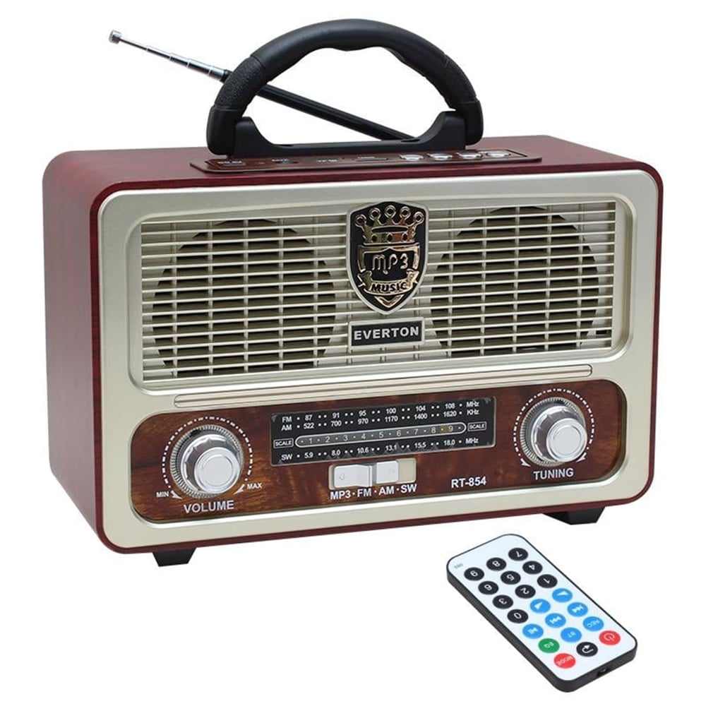 Everton Everton RT-854BT USB/SD/FM/Bluetooth Destekli Kumandalı Nostaljik Radyo - Taşınabilir Radyo