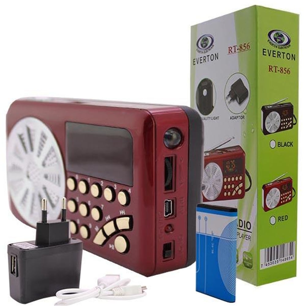 Everton Everton RT-856 USB-SD-FM-SW Radyo Müzik Kutusu - Taşınabilir Radyo