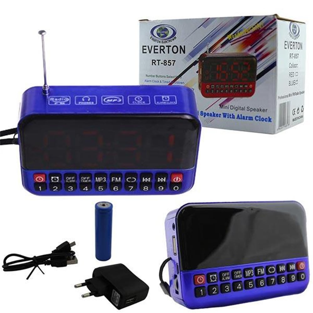 Everton Everton RT-857 USB-SD-FM-SW Radyo Müzik Kutusu - Taşınabilir Radyo
