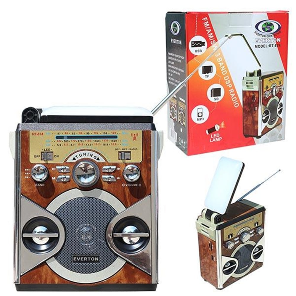 Everton Everton RT-874 USB-SD-FM-SW Radyo Müzik Kutusu - Taşınabilir Radyo