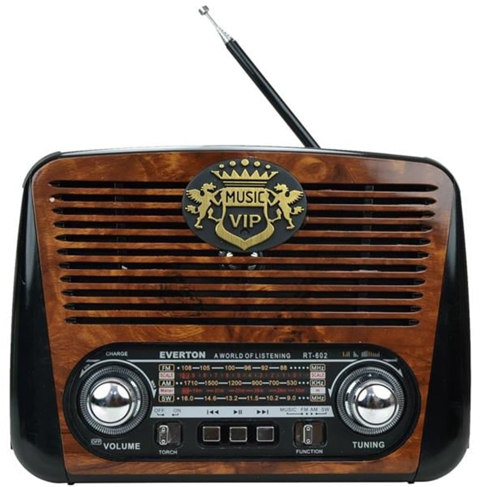 Everton Everton VT-602BT USB-SD-FM-Bluetooth Destekli Nostaljik Radyo - Taşınabilir Radyo